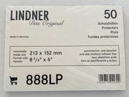 Schutzhüllen 213 x 152 mm 888LP 1 Pack à 50 Stück Lindner