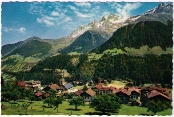 Cartoline postali: Champèry et les Dent du Midi – Usato da Binningen venduto da Mountainrider