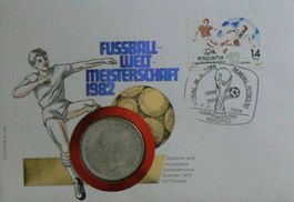 Numisbrief Fussballweltmeisterschaft 1982 Münze