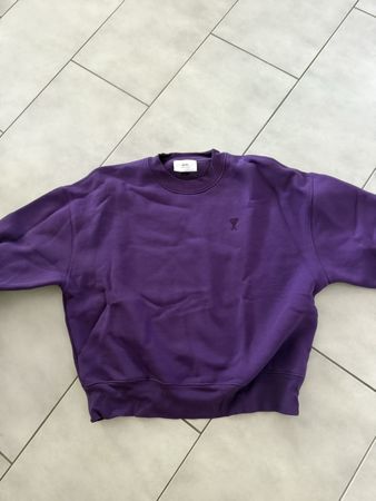 Ami Paris Sweatshirt lila Grösse L guter Zustand
