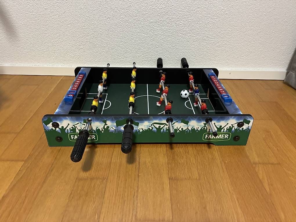 Giocattoli: Mini-Tischfussball / Tögeli-Spiel Farmer – Usato da Schänis venduto da Federi86