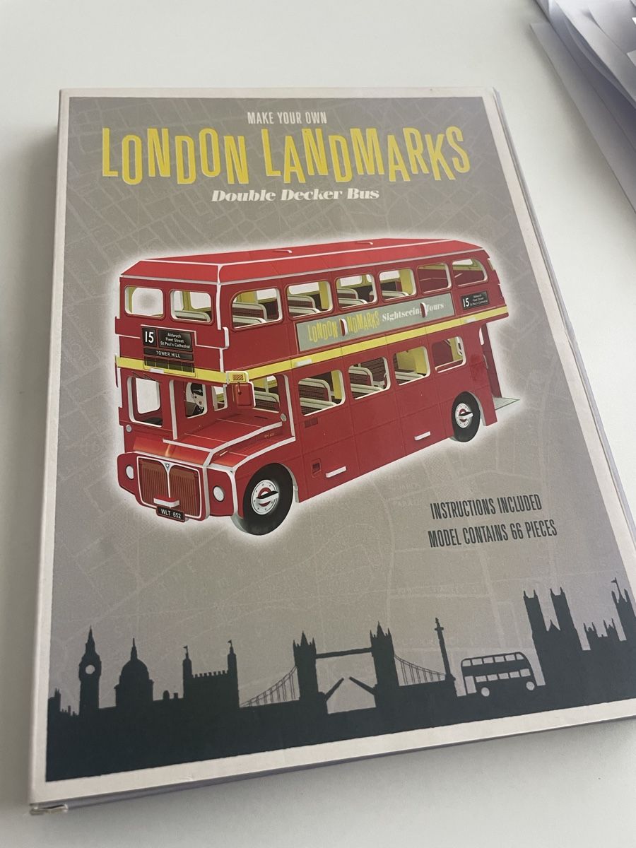 Puzzle: Puzzle 3D London Bus – Nuovo e nell'imballaggio originale da Basel venduto da Biriba