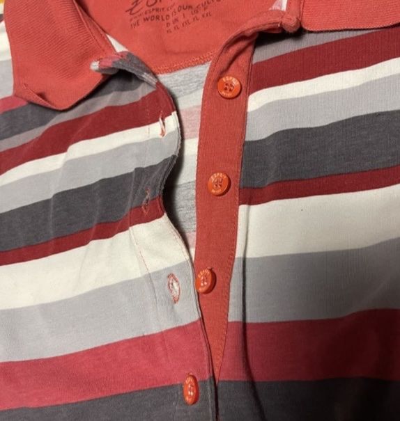 Esprit Magliette Polo: Esprit Polo Uomo di cotone a righe-M/L-chic e elegante – Nuovo (secondo la descrizione) da Gordevio venduto da LanaZimm 6