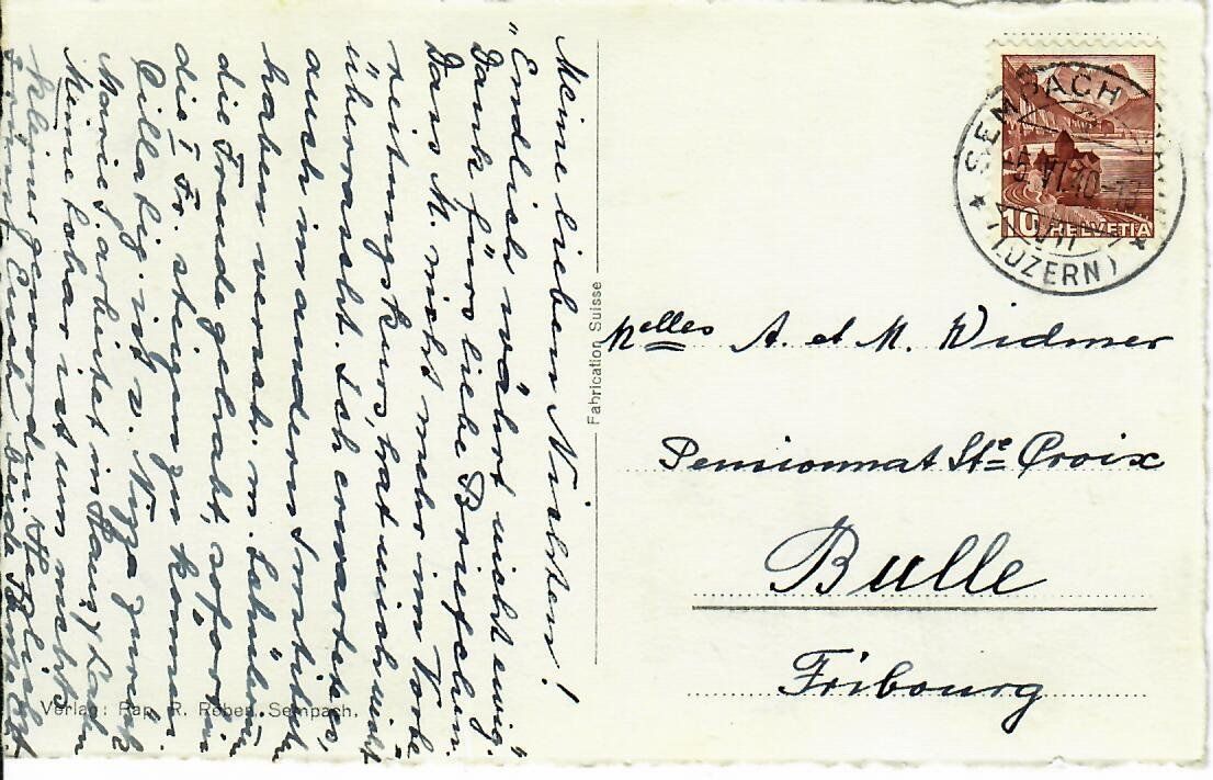 Cartes postales: Sempach  1940 – D'occasion à Hochdorf par Ziegel-16 1