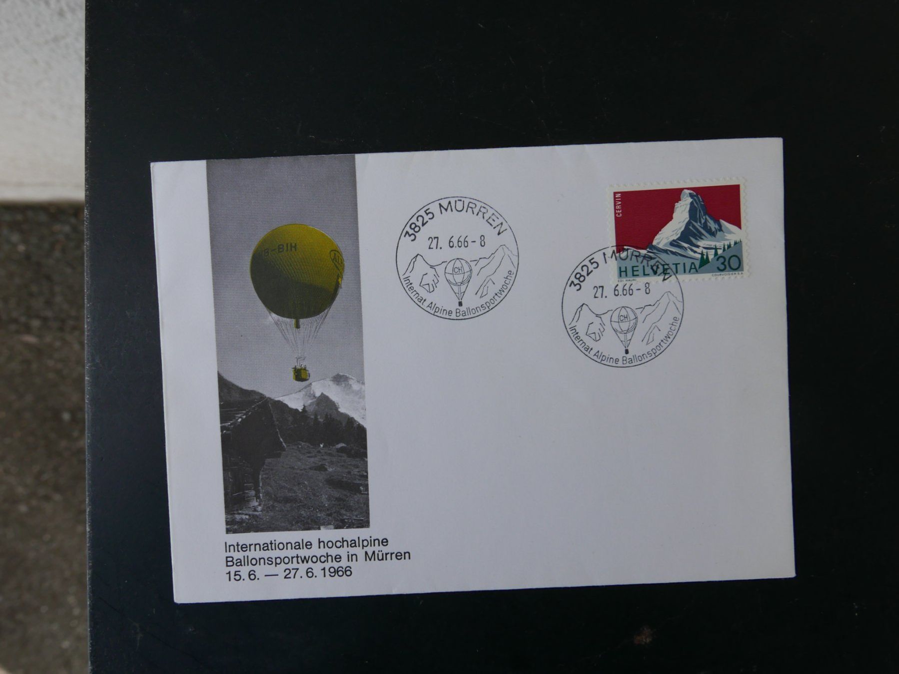 Tutti i francobolli: Ballonflugpost 1966 – Usato da Rotkreuz venduto da nigal