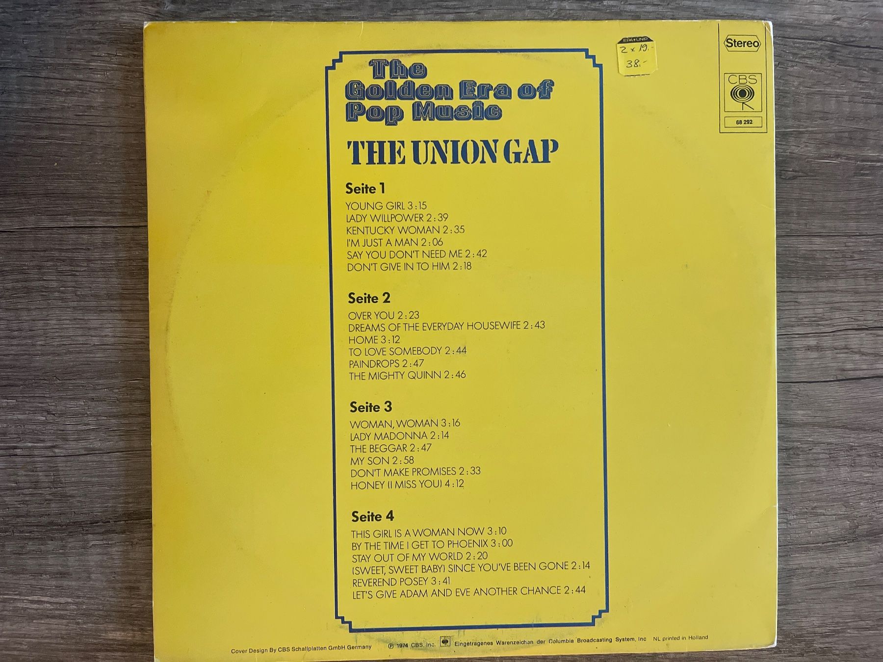 Schallplatten: S1235/The Union Gap – Gebraucht aus Frutigen von Philippe_jsp 1