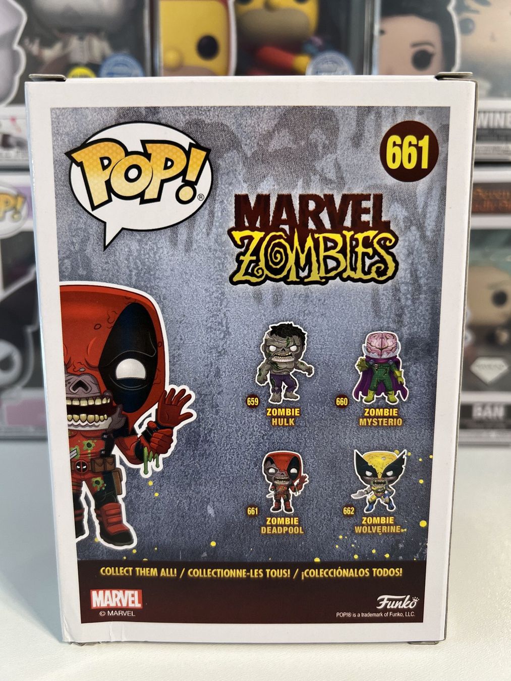 Funko Statuette: Funko POP! Marvel Zombies Zombie Deadpool – Nuovo e nell'imballaggio originale da Le Mouret venduto da perfectbijou 2