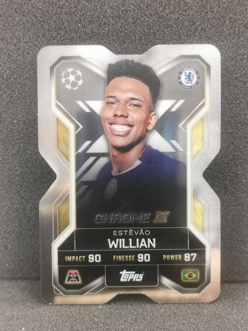 Topps Sammelbilder & Trading cards: Match attax 2025 /26 Extra Estêvâo Willian Chrome X – Gebraucht aus Einsiedeln von sza_588x