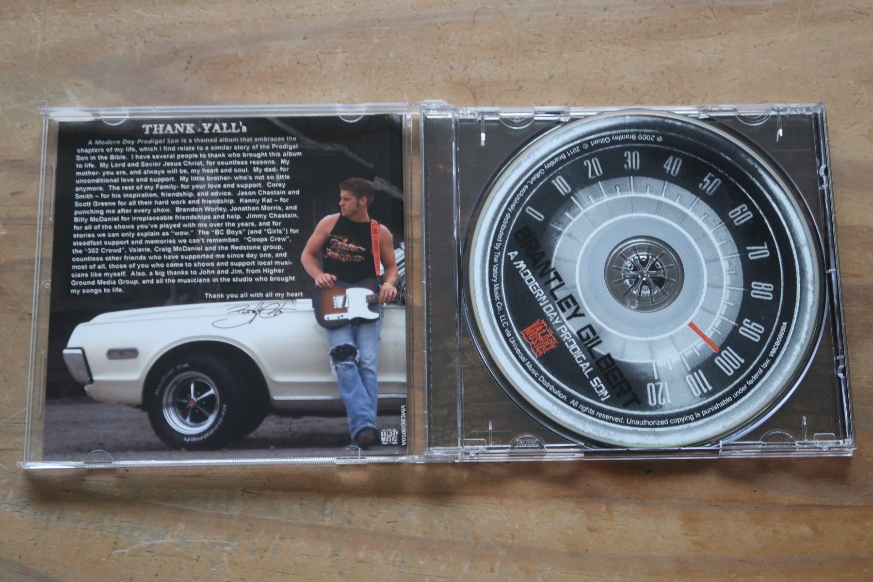 CDs: BRANTLEY GILBERT - A MODERN DAY PRODIGAL SON - CD – Gebraucht aus Basel von Patiscat 3
