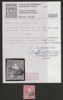 1854 : Strubel Nr. 24A mit Attest