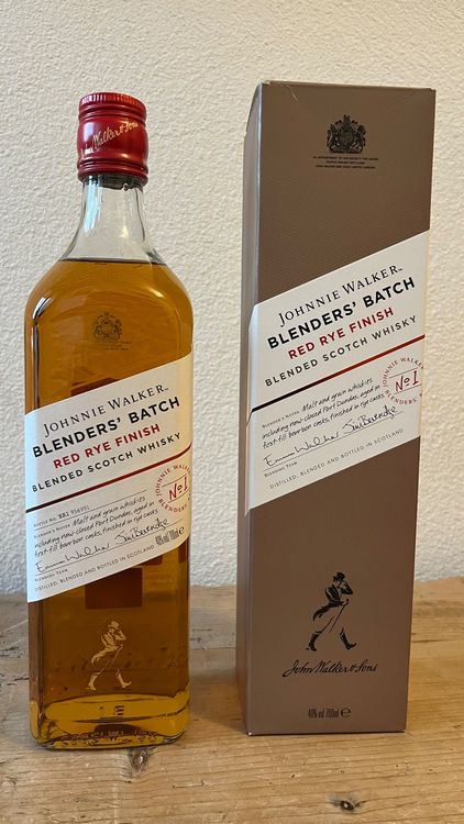 Scotch Whisky Johnnie Walker Red Rye Finish (Neu und originalverpackt ...