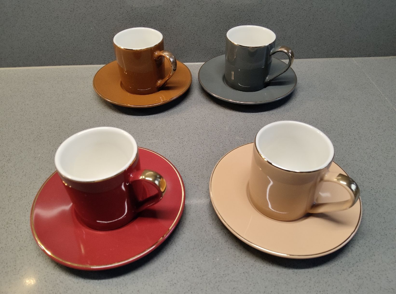 Tazze: NEU 4er ESPRESSO - Set / MANOR – Nuovo e nell'imballaggio originale da Minusio venduto da Todesca 2