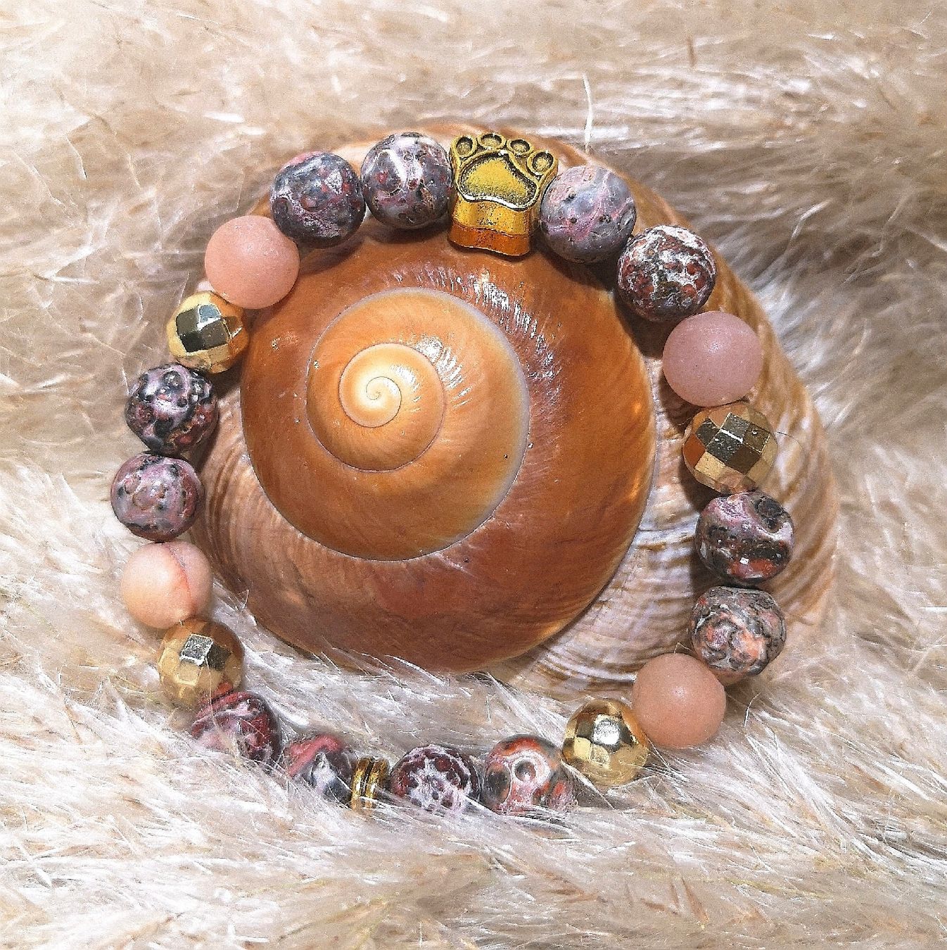 Bracciali & Braccialetti: goldige Pfoten-Steinarmk. - Spendenaktion – Nuovo (secondo la descrizione) da Unterkulm venduto da Nachtigall 2