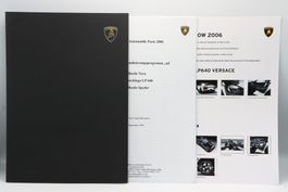 Lamborghini Modell Neuheiten Paris 2006 Pressemappe/Prospekt