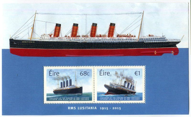 Tous les timbres: Block "Lusitania". Irland – Neuf avec emballage d'origine à Basel par Butsch5