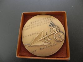 Medaille Expo Nationale Lausanne 1964 vergoldet 54 g