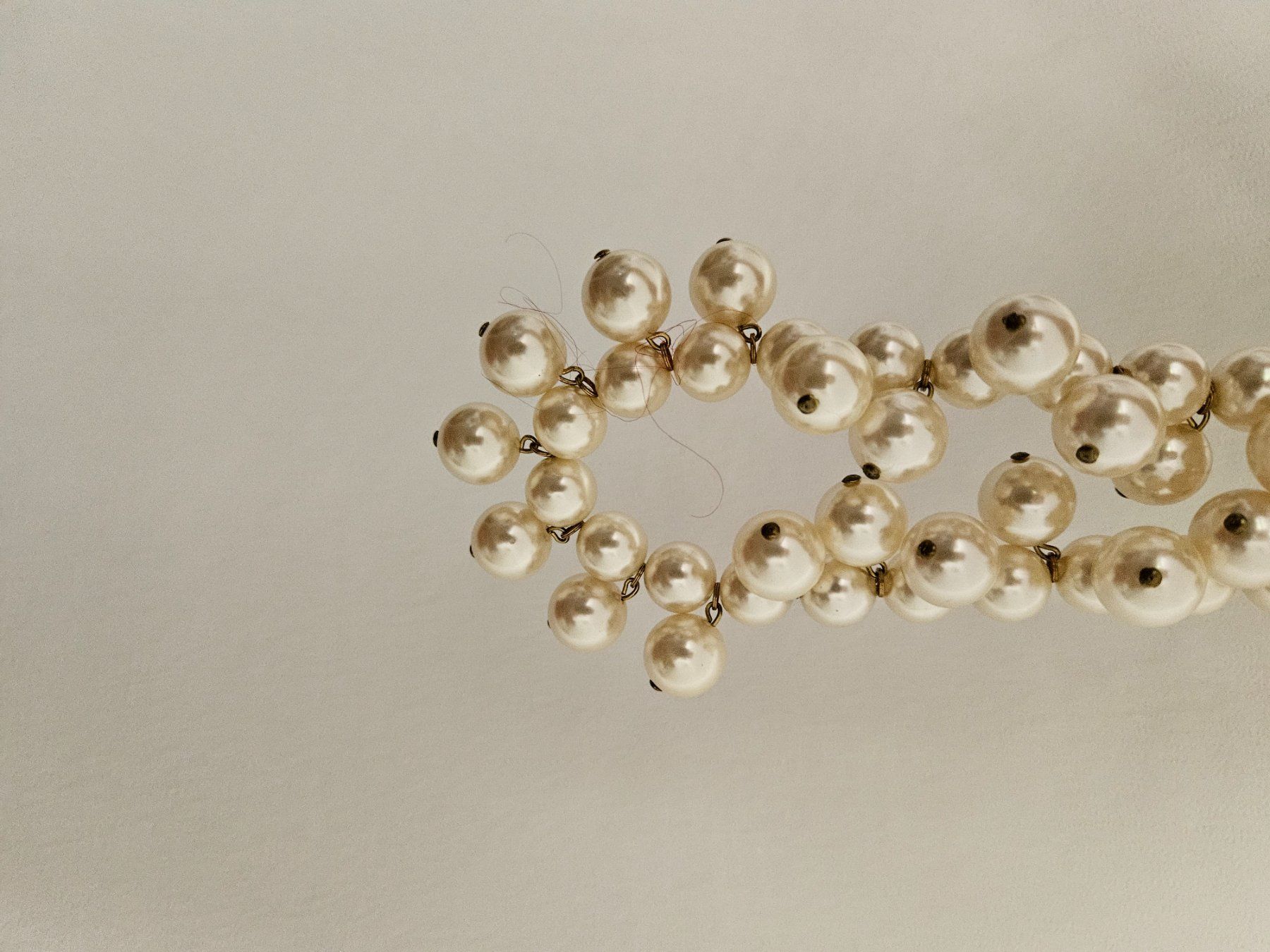 Ketten: Perlenkette und Karabinerverschluss Gold Modeschmuck – Neu (gemäss Beschreibung) aus Menziken von sura76 1