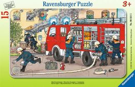 Rahmenpuzzle 15 Teile Mein Feuerwehrauto