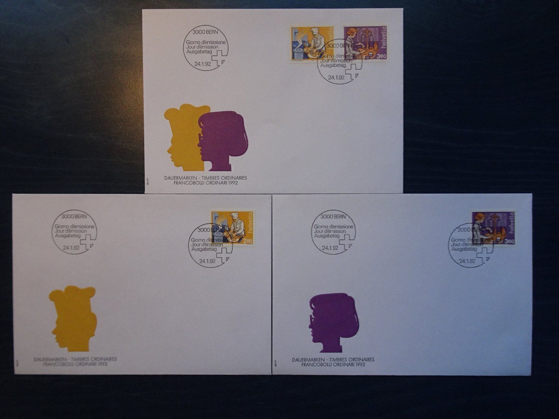 Alle Briefmarken: 1992 – Neu (gemäss Beschreibung) aus Aadorf von Chnorli-Furz