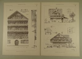 FURTH BEI BRUNNADERN, TOGGENBURG, BAUERNHAUS, 2 DIROGRAPHIEN