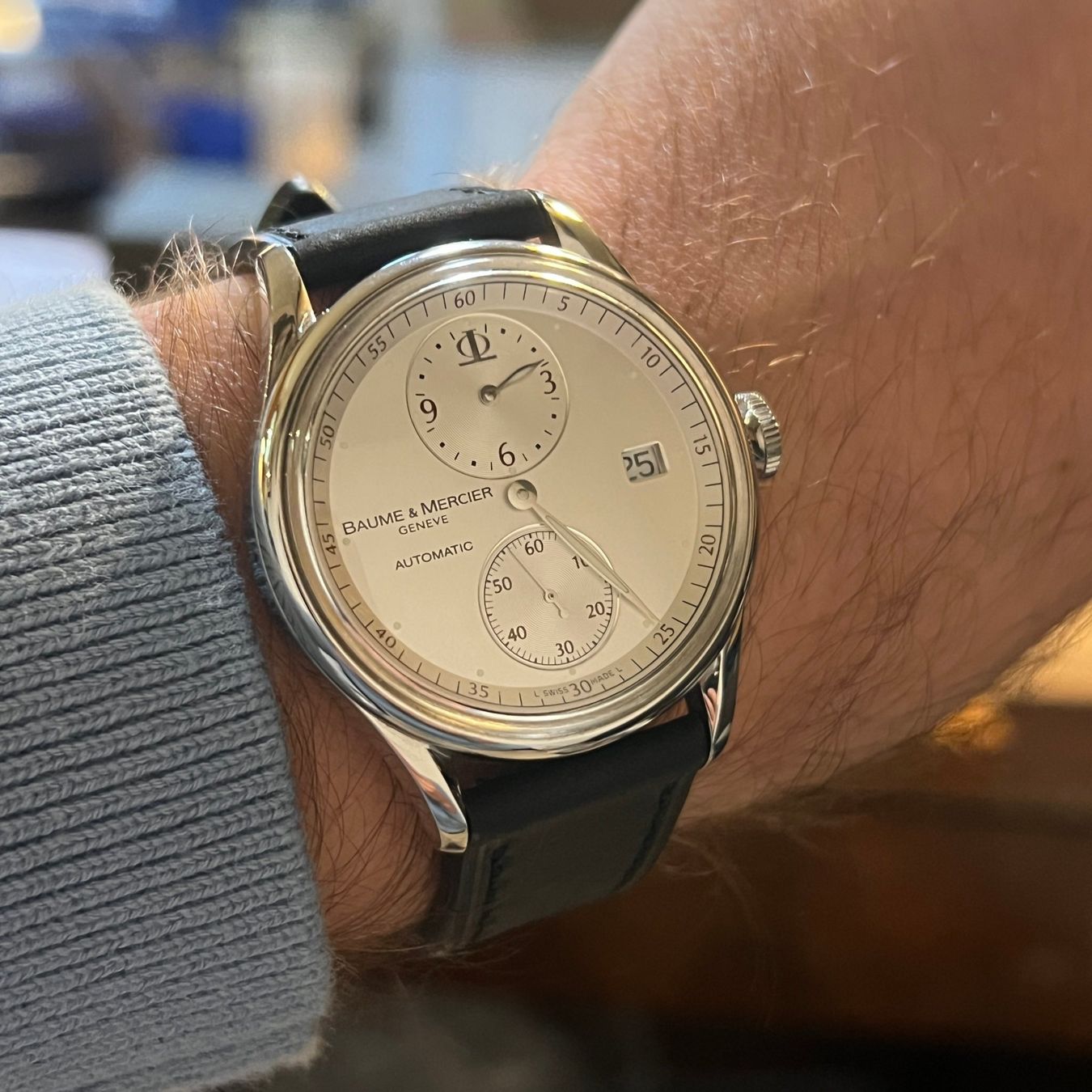 Baume & Mercier Uhren: Baume & Mercier Automatic Date Full Set 65573 – Gebraucht aus Carouge GE von Watchaser 3