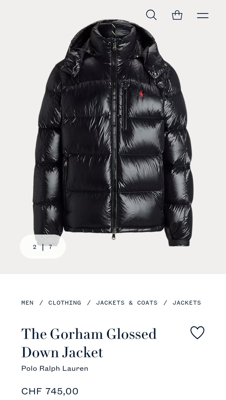 Ralph Lauren Jacken: Ralph Lauren Gorham Glossed Down Jacket – Neu und originalverpackt aus Zofingen von VolNa