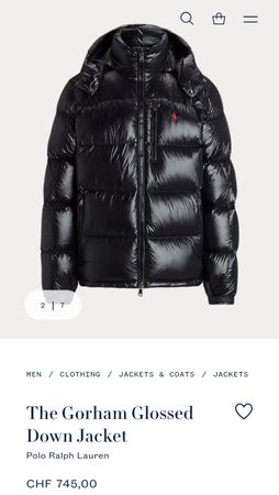 Ralph Lauren Gorham Glossed Down Jacket