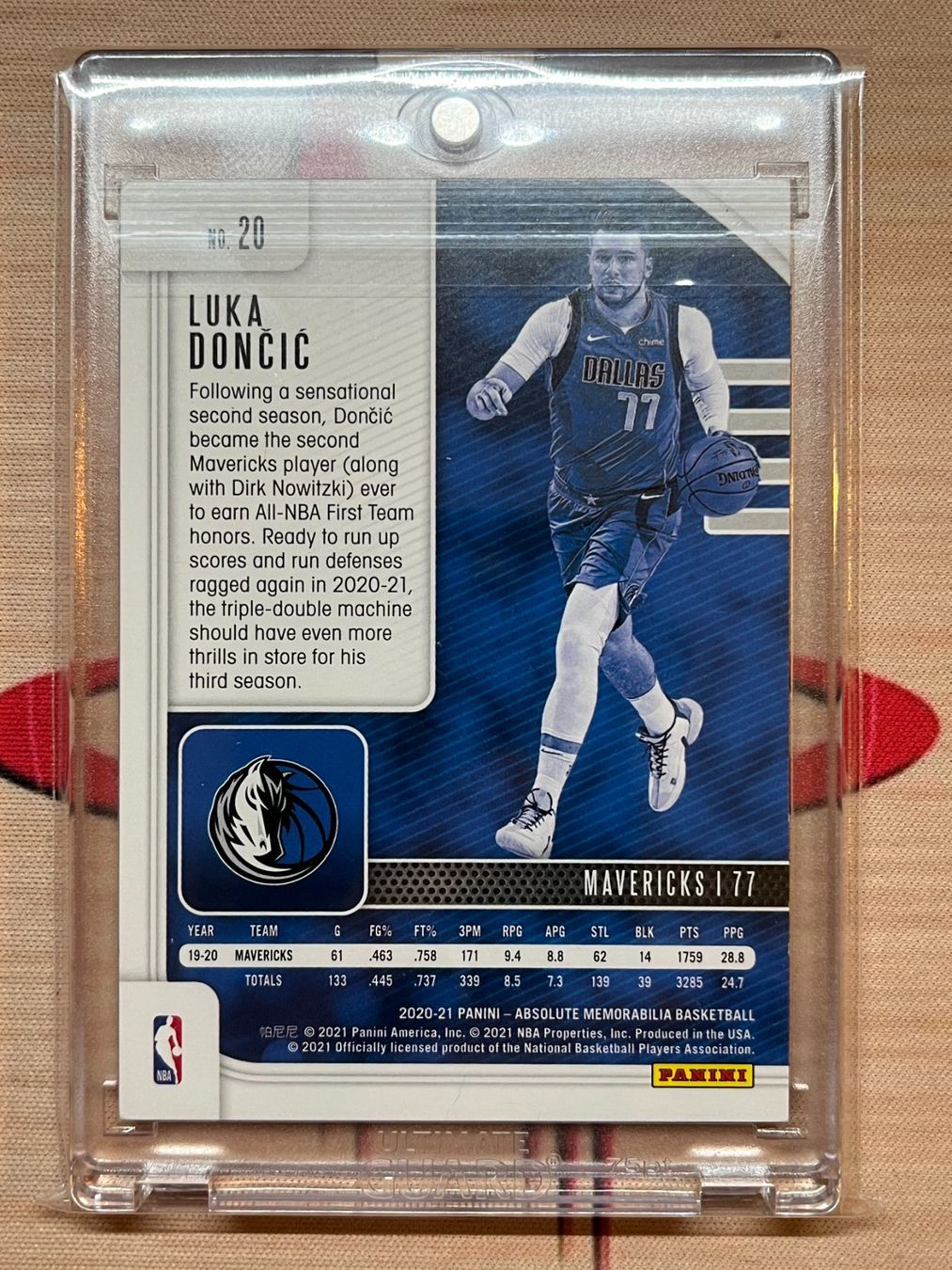 Panini Carte collezionabili: 2020 Panini Absolute Memorabilia - Luka Doncic /49 - Mavs – Nuovo (secondo la descrizione) da Dorénaz venduto da swisskid_cards 1