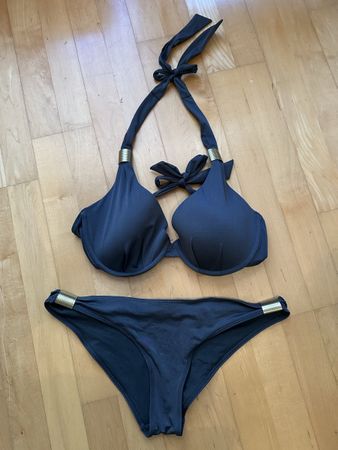 Schöner, Bikini, grau, Grösse B85, Hose 40