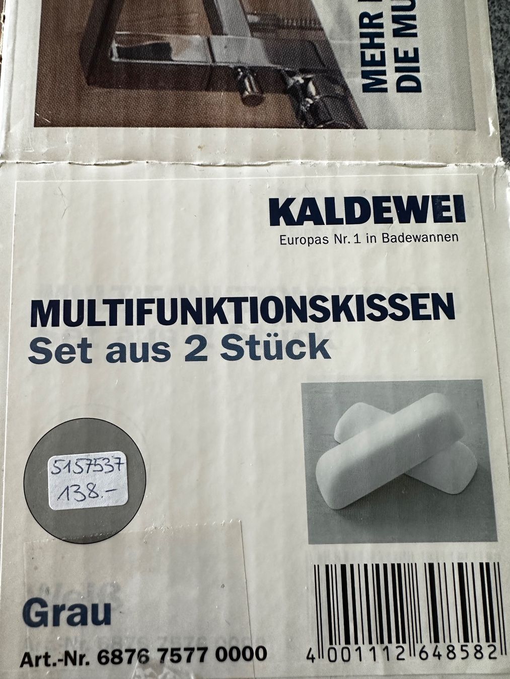 Kaldewei Vasche da bagno: KALDEWEI Multifunktionskissen Badewanne – Nuovo e nell'imballaggio originale da Wohlen AG venduto da Jessica85