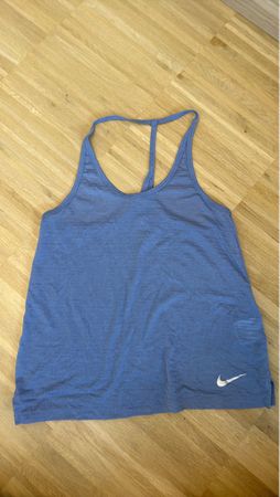 Nike Tanktop Sportshirt blau neuwertiger Zustand