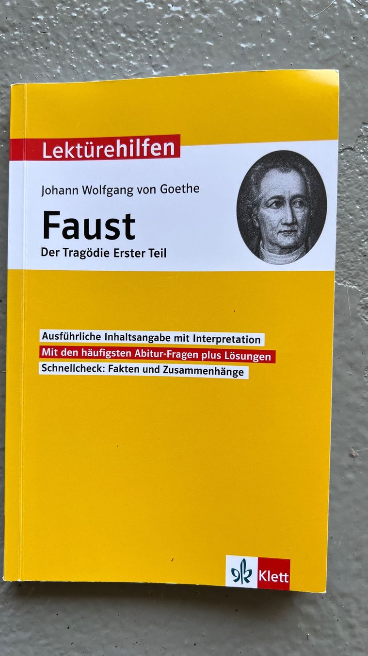 Livres: Faust - Der Tragödie Erster Teil – D'occasion à Ebmatingen par lwe_x6h5