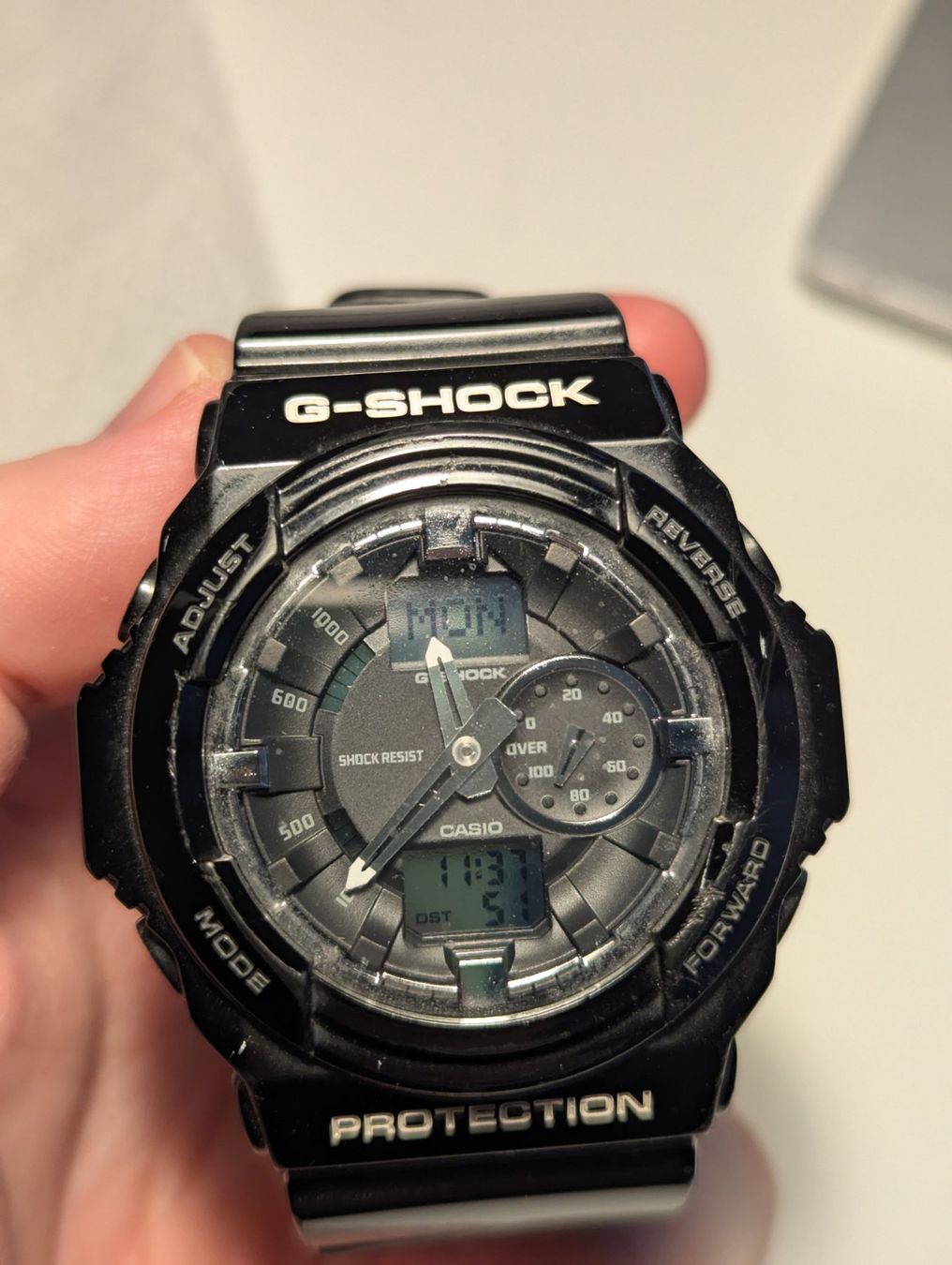 Casio Orologi: Casio G-Shock GA-150BW-1A 5255  "Garish Black" – Usato da Hünenberg See venduto da SpecialEditionGaming 1