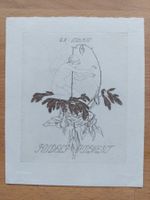 Exlibris J. Wittrich - Original Radierung Erotik