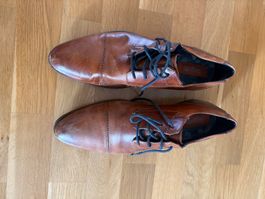 Elegante braune Lederschuhe / Anzugsschuhe – klassisch