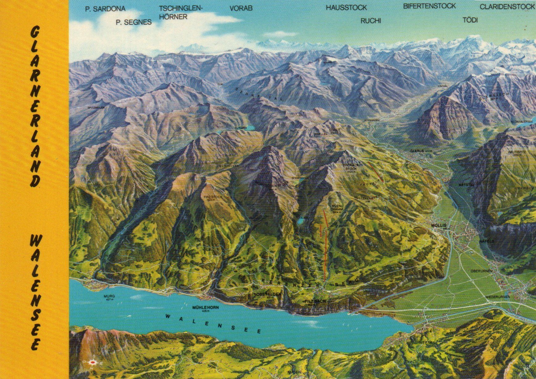 Ansichtskarten: Walensee /Glarnerland – Neu (gemäss Beschreibung) aus Melano von pisonsdro