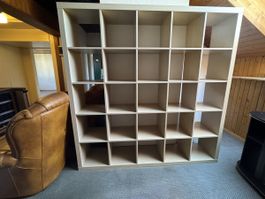 Regal IKEA Kallax 5x5 Fächer hellbeige gebrauchter Zustand