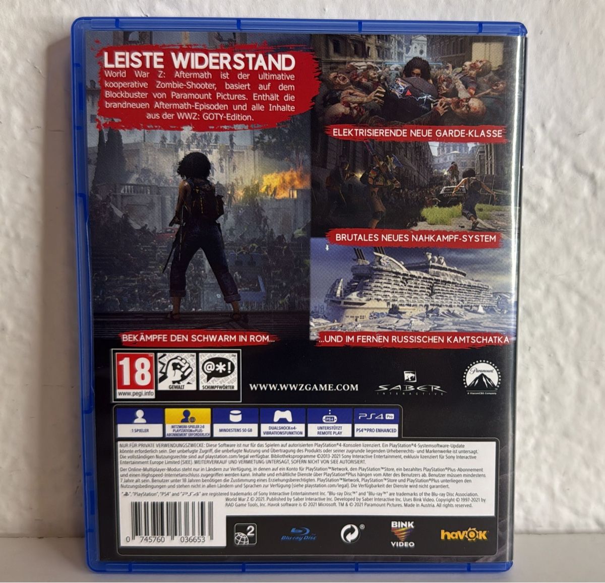 Sony Spiele: WWZ World War Z Aftermath PS4/PS5 Game – Gebraucht aus Ehrendingen von bubulence 1