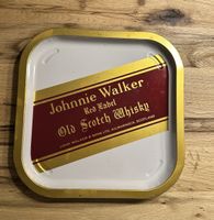 Johnnie Walker Red Label Whisky Serviertablett Vintage