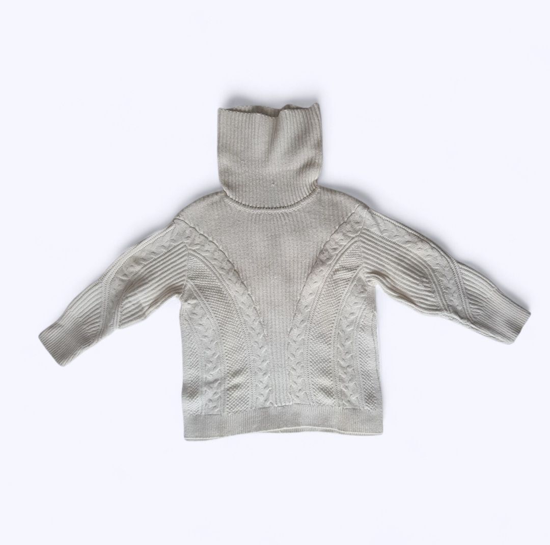 Banana Republic Pullover & Sweatshirts: Pull col roulé en maille torsadée - Blanc cassé - Taille M – Neu (gemäss Beschreibung) aus Renens VD von del_t2kx 1
