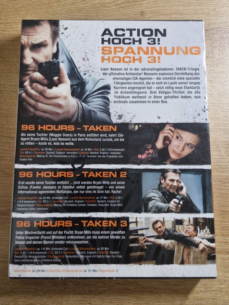 Tutti i DVDs: Taken Trilogie NEU OVP DVD – Nuovo e nell'imballaggio originale da Pfungen venduto da Whitie 1