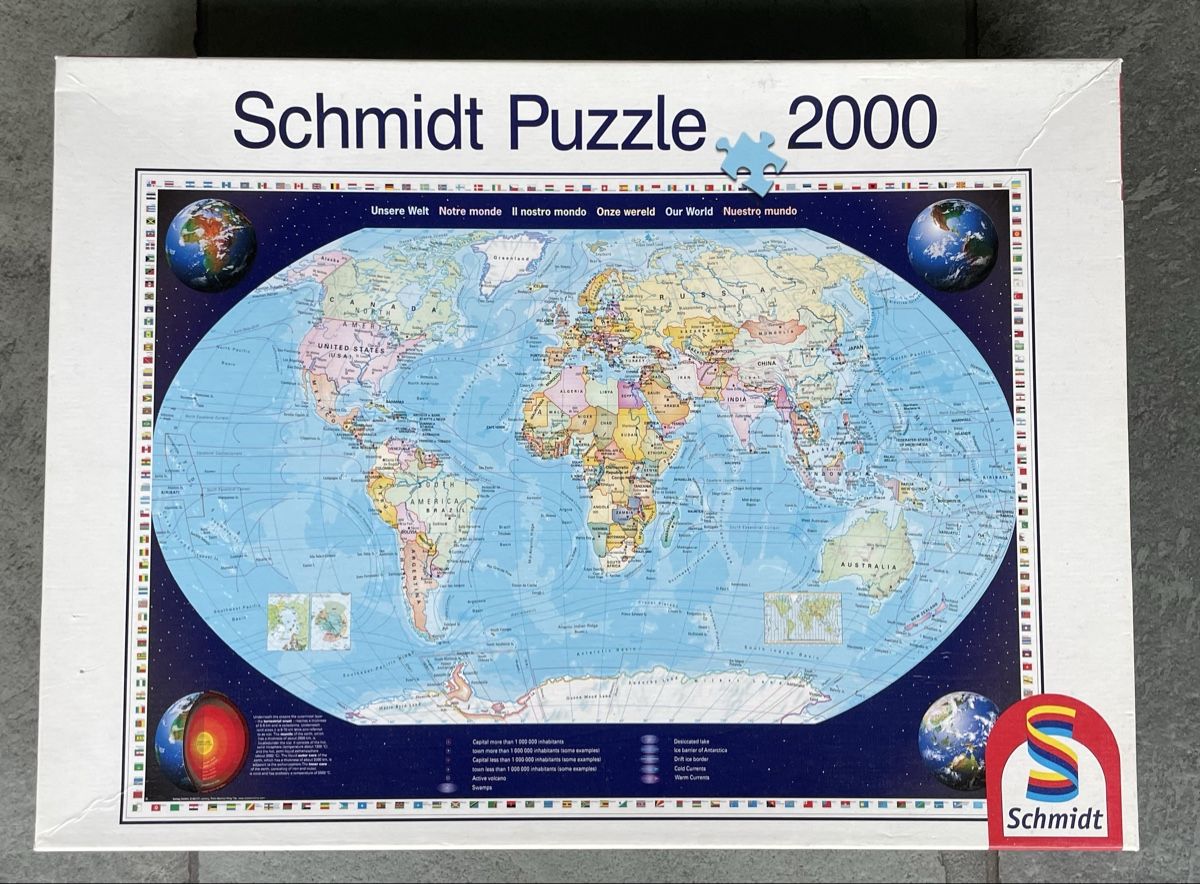 Puzzle: Globus Puzzle - 2000 Teile – Usato da Zollikon venduto da yul_5wgc