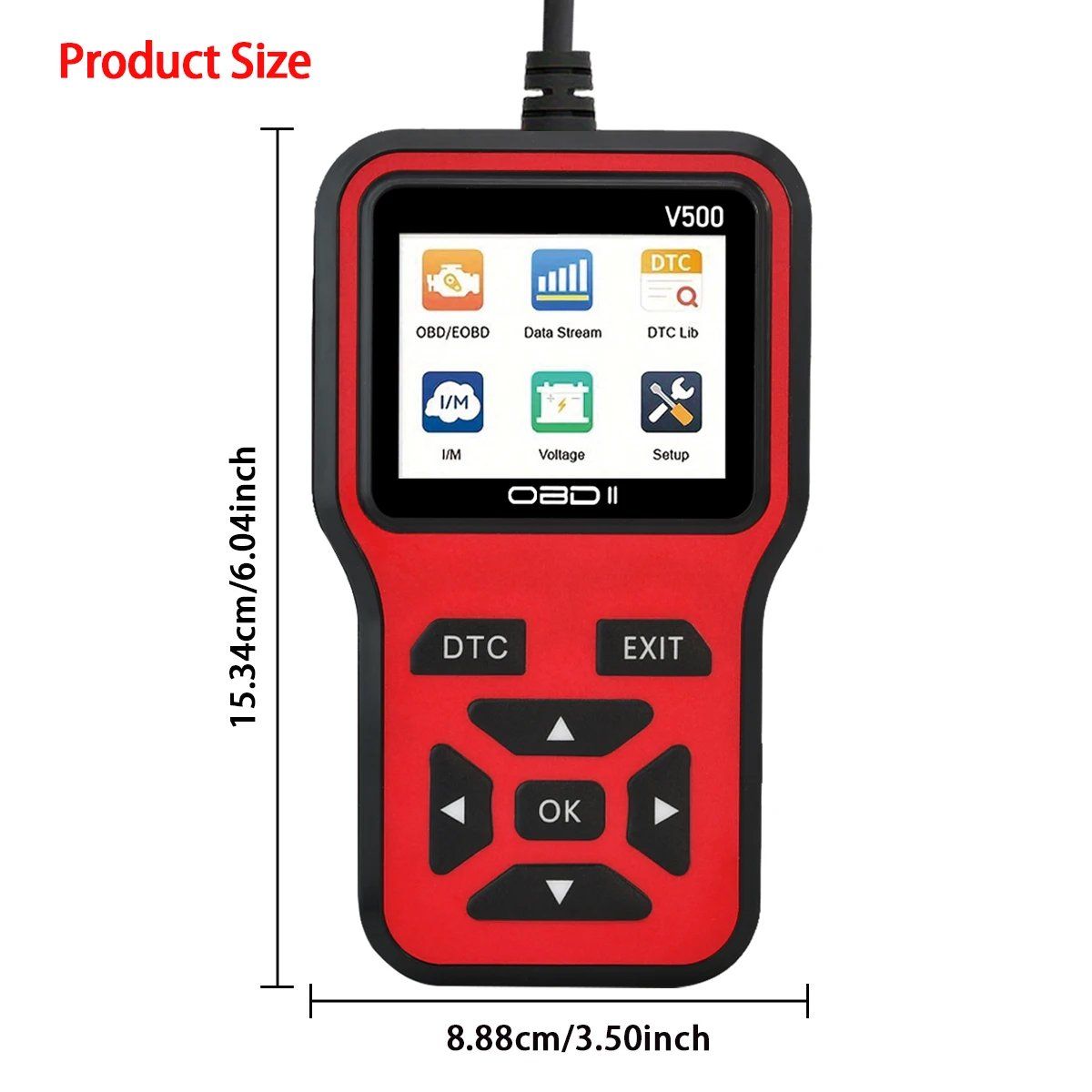 Misurare: NEU Scanner OBD2 Diagnosegerät Fehlerausleser / Lecteur OBD2 – Nuovo e nell'imballaggio originale da Isérables venduto da Wishlist 8