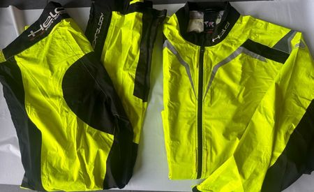 Regenkombi Held gelb schwarz gebraucht Motorradkleidung