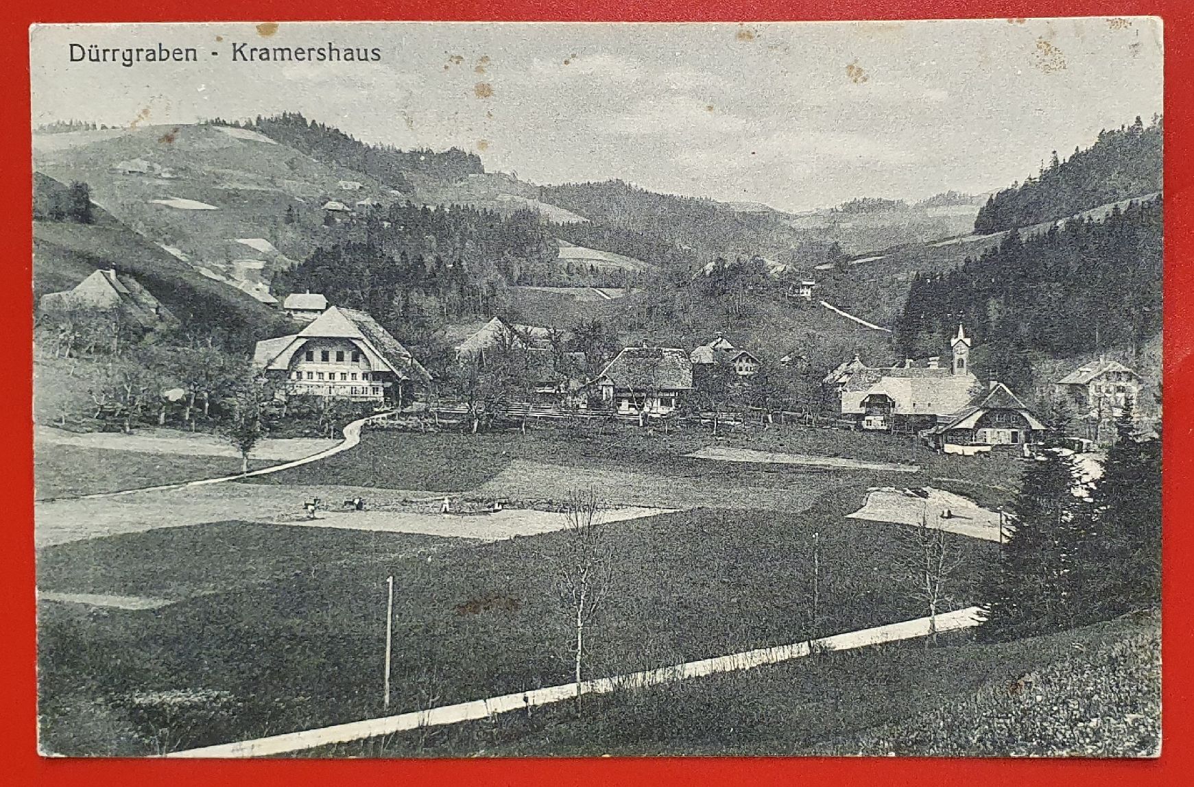 Ansichtskarten: Dürrgraben - Kramershaus 1921 – Gebraucht aus Kreuzlingen von Rschweiz1