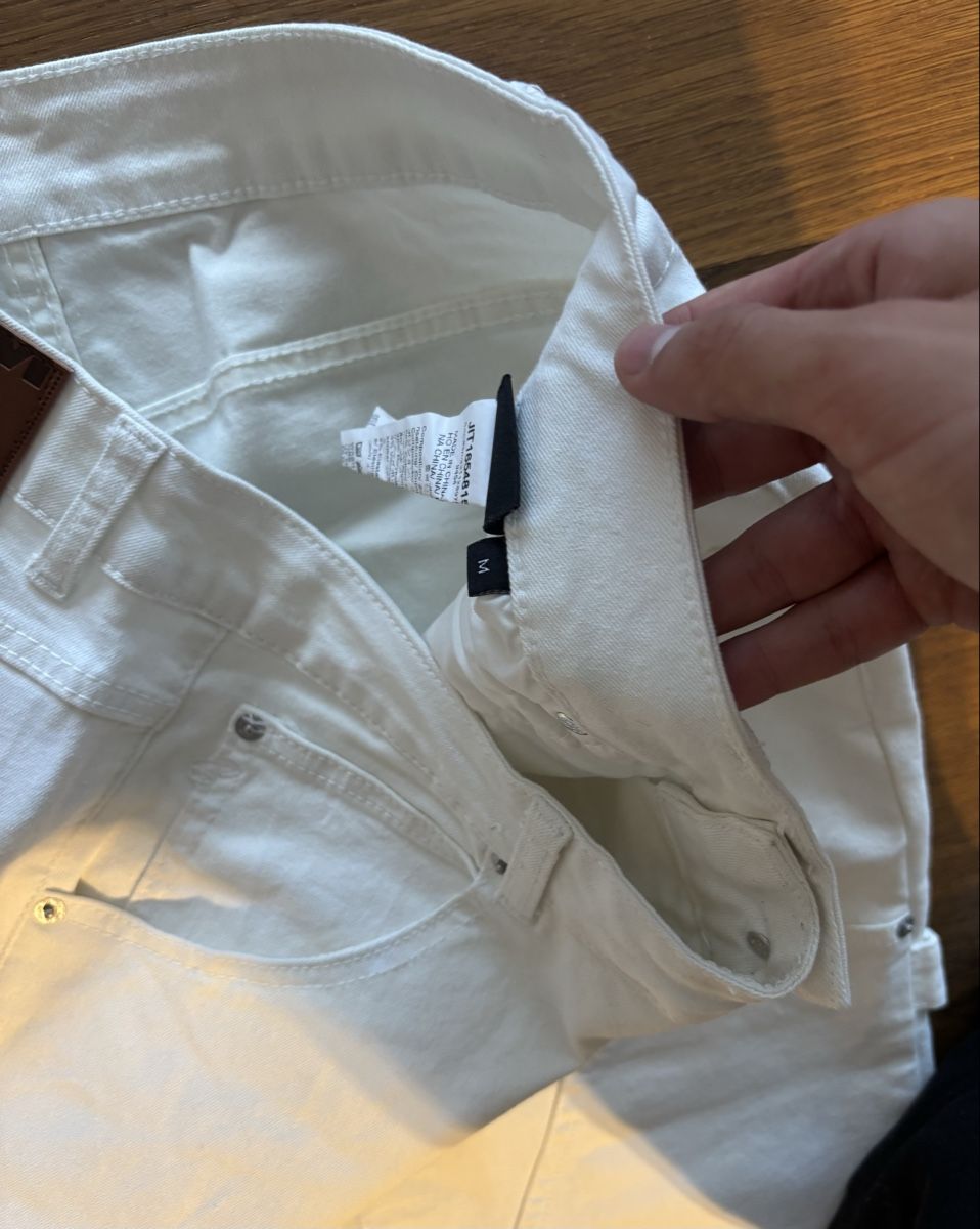 Jeans: Weisse H&M-Jeans, Grösse M – Usato da Männedorf venduto da Spargeluno 3