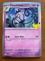 Pokemon Chandelure Holo 30 Jahre (Versand gratis)
