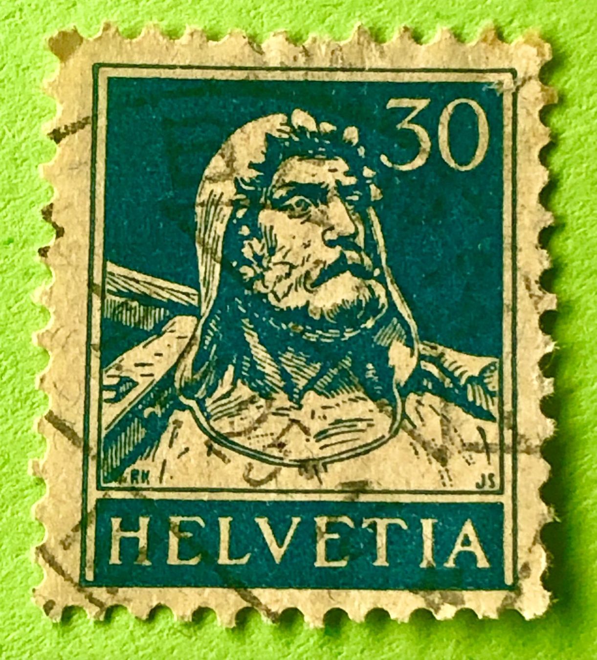 Tutti i francobolli: Nr.160 Wilhelm Tell GESTEMPELT     – Usato da Aarau venduto da Billa007