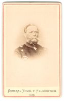 Fotografie Porträt General Vogel v. Fal