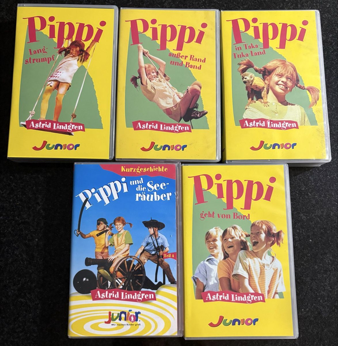 Alle VHS: VHS Filme Pippi Langstrumpf Set ab Fr. 1.- – Gebraucht aus Perlen von S0nG0ku